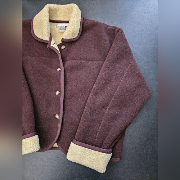 Vintage - The Barrage Company Brown Sherpa Jacket - NWOT - Size L - Picture 4 of 8